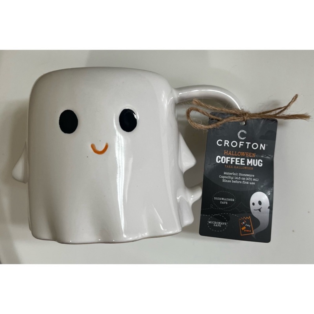 ALDI Crofton White Ghost Coffee Mug